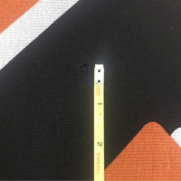 NWT Alfani long-sleeved tunic/ XL/ Multi-colored/ sheer w/ lining/ minor flaw - Picture 12 of 13